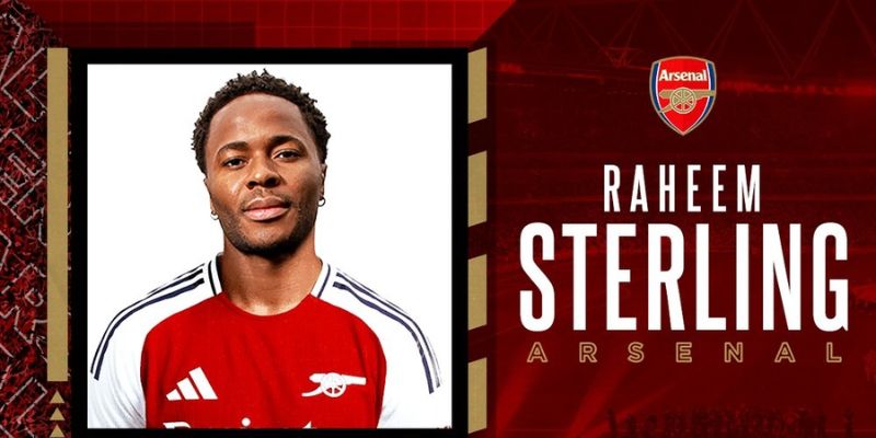 Sterling đầu quân cho Arsenal với bản hợp đồng cho mượn